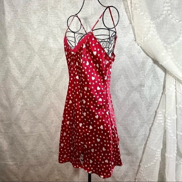 Delicates heart print red slip size S - Picture 8 of 8